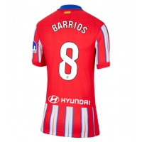 Atletico Madrid Pablo Barrios #8 Fußballbekleidung Heimtrikot Damen 2024-25 Kurzarm